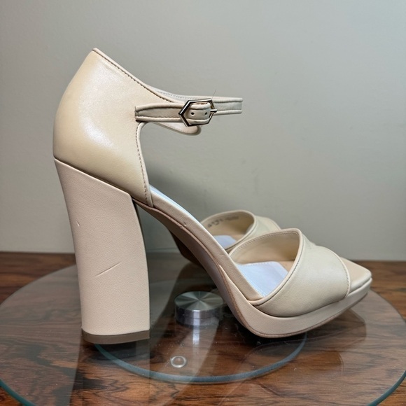 Franco Sarto Dima Sandal in Beige Leather - Picture 9 of 15